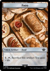 Tentacle // Food (0022) Double-Sided Token (Surge Foil) [The Lord of the Rings: Tales of Middle-Earth Tokens] | PLUS EV GAMES 