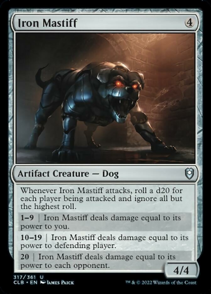 Iron Mastiff [Commander Legends: Battle for Baldur's Gate] | PLUS EV GAMES 