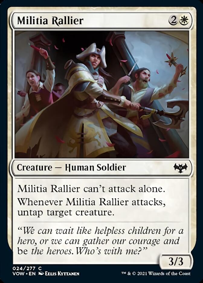 Militia Rallier [Innistrad: Crimson Vow] | PLUS EV GAMES 