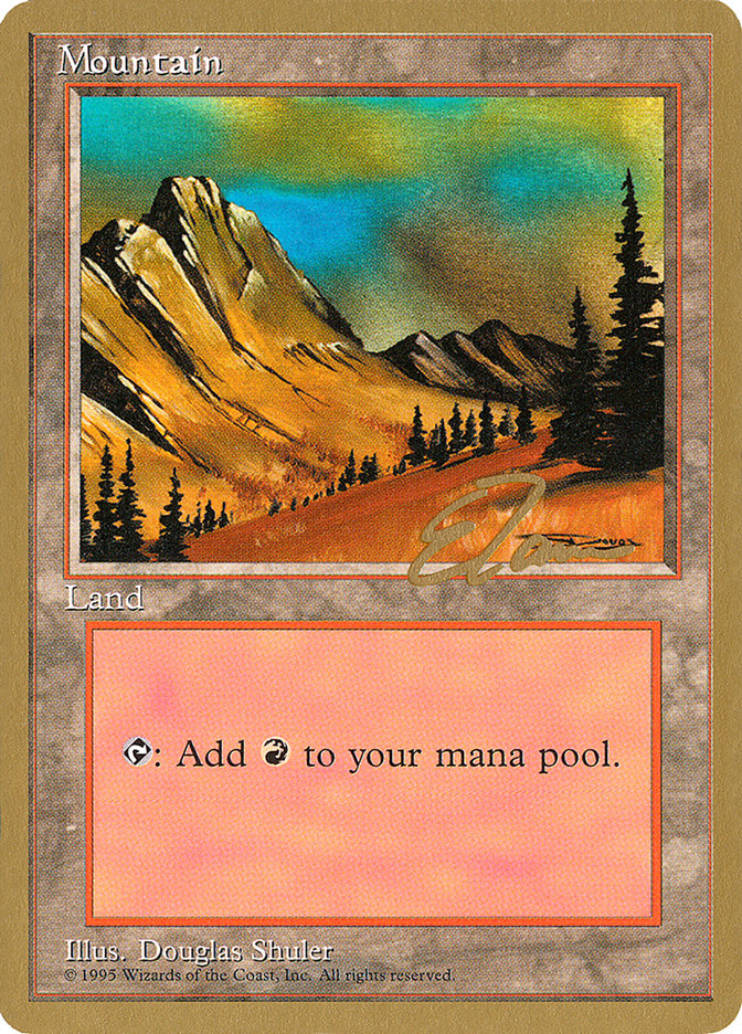 Mountain (et375) (Eric Tam) [Pro Tour Collector Set] | PLUS EV GAMES 