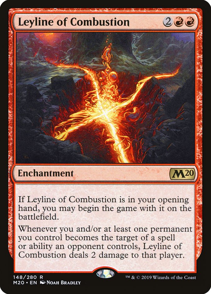 Leyline of Combustion [Core Set 2020] | PLUS EV GAMES 