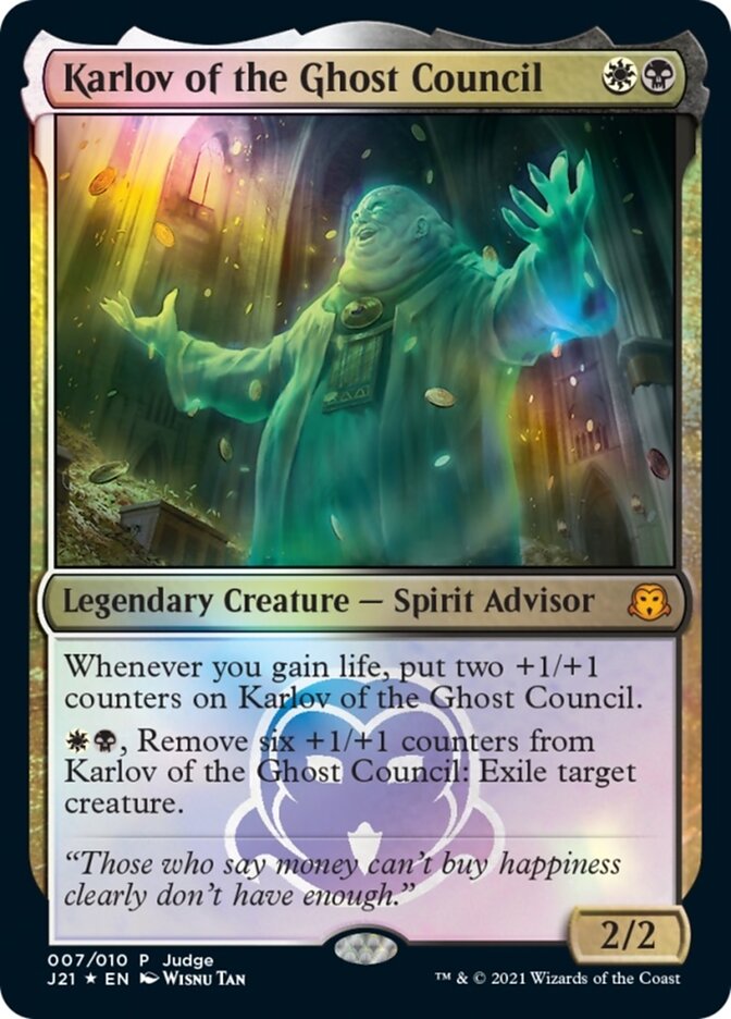 Karlov of the Ghost Council [Judge Gift Cards 2021] | PLUS EV GAMES 