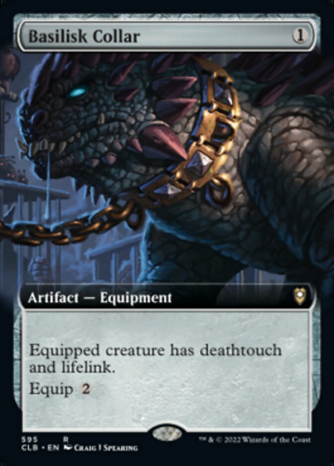 Basilisk Collar (Extended Art) [Commander Legends: Battle for Baldur's Gate] | PLUS EV GAMES 