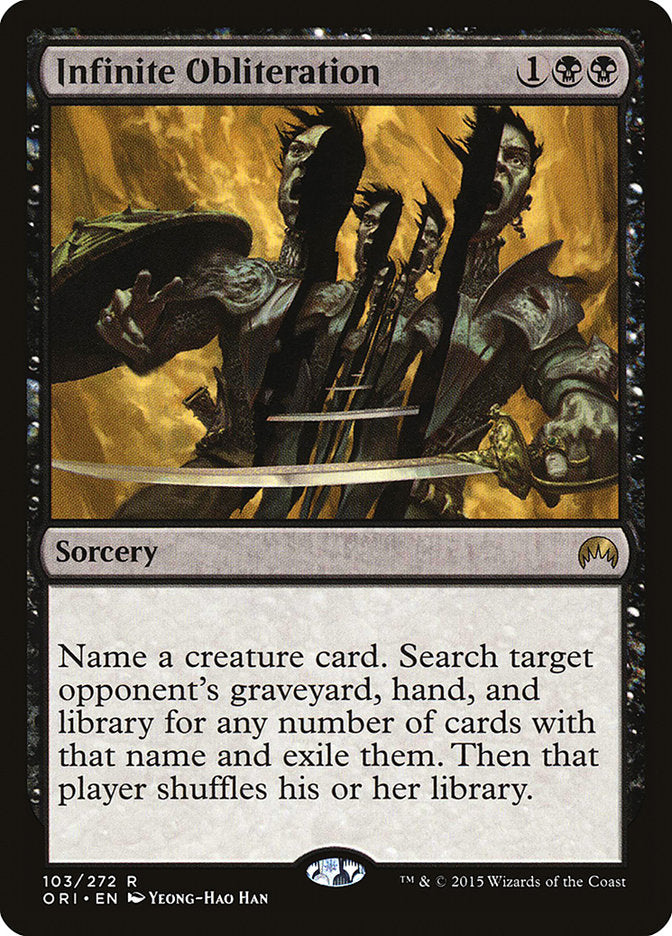 Infinite Obliteration [Magic Origins] | PLUS EV GAMES 