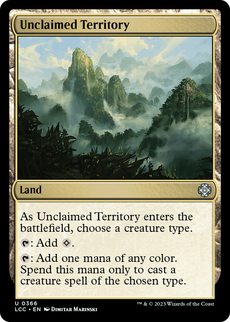 Unclaimed Territory [The Lost Caverns of Ixalan Commander] | PLUS EV GAMES 