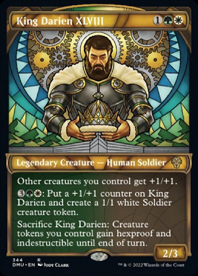 King Darien XLVIII (Showcase Textured) [Dominaria United] | PLUS EV GAMES 