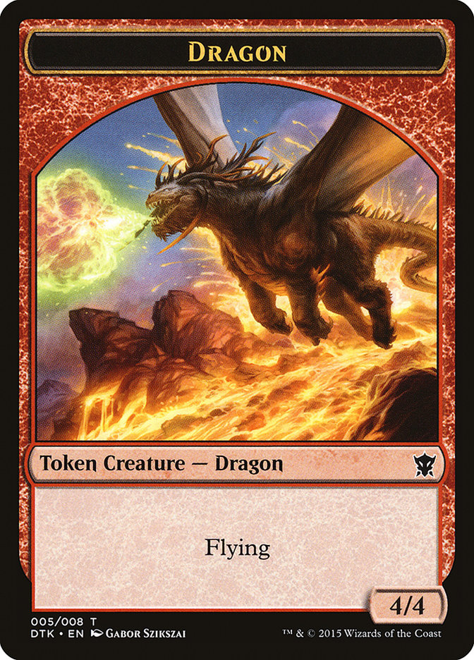 Dragon [Dragons of Tarkir Tokens] | PLUS EV GAMES 