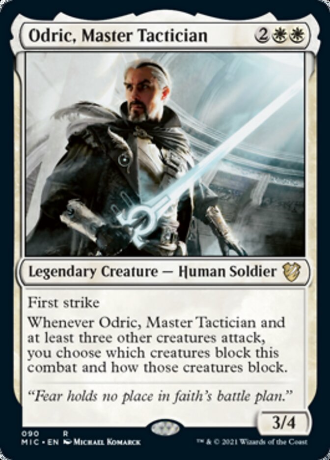 Odric, Master Tactician [Innistrad: Midnight Hunt Commander] | PLUS EV GAMES 