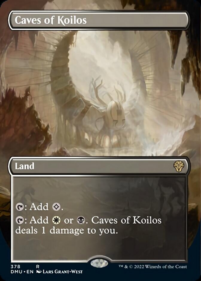 Caves of Koilos (Borderless Alternate Art) [Dominaria United] | PLUS EV GAMES 