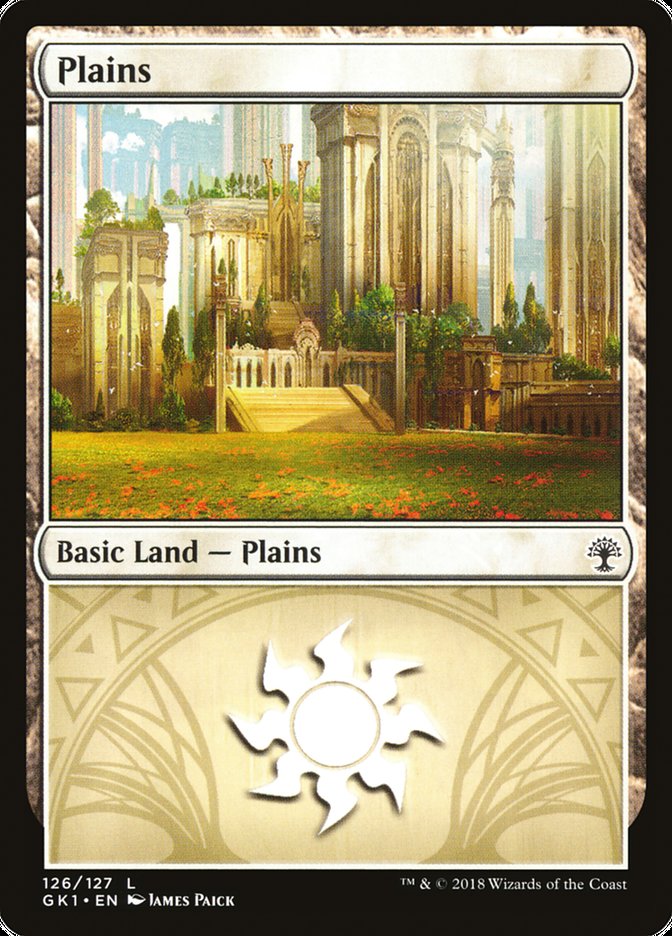 Plains (126) [Guilds of Ravnica Guild Kit] | PLUS EV GAMES 