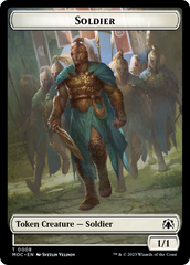 Soldier // Insect Double-Sided Token [March of the Machine Commander Tokens] | PLUS EV GAMES 