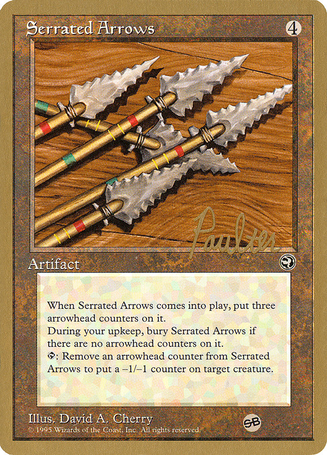 Serrated Arrows (Preston Poulter) (SB) [Pro Tour Collector Set] | PLUS EV GAMES 