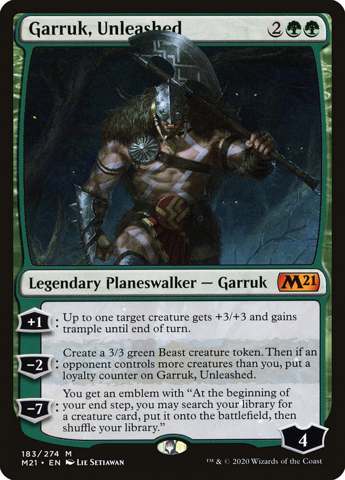 Garruk, Unleashed [Core Set 2021] | PLUS EV GAMES 