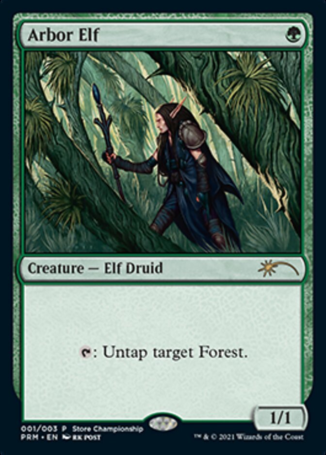 Arbor Elf [Wizards Play Network 2021] | PLUS EV GAMES 