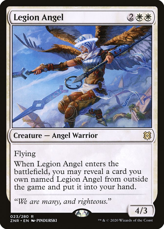 Legion Angel [Zendikar Rising] | PLUS EV GAMES 