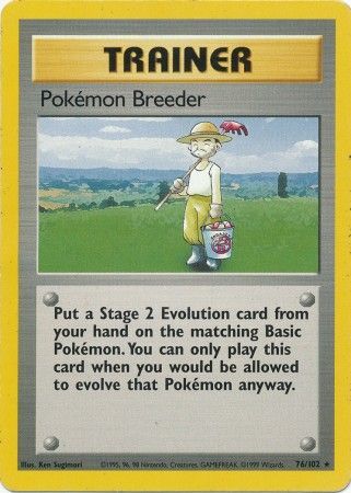 Pokemon Breeder (76/102) [Base Set Unlimited] | PLUS EV GAMES 