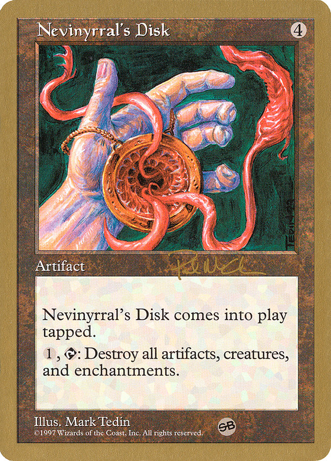 Nevinyrral's Disk (Paul McCabe) (SB) [World Championship Decks 1997] | PLUS EV GAMES 