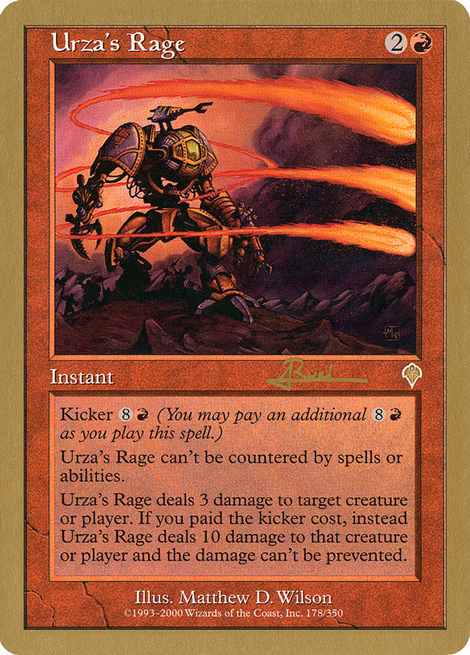 Urza's Rage (Antoine Ruel) [World Championship Decks 2001] | PLUS EV GAMES 