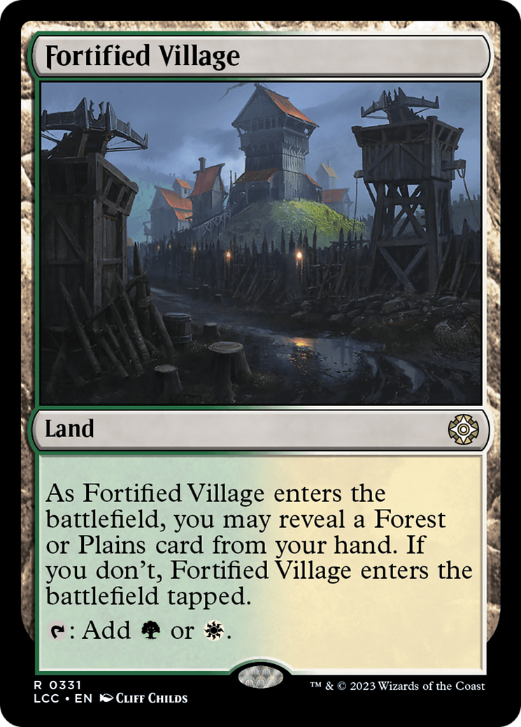 Fortified Village [The Lost Caverns of Ixalan Commander] | PLUS EV GAMES 