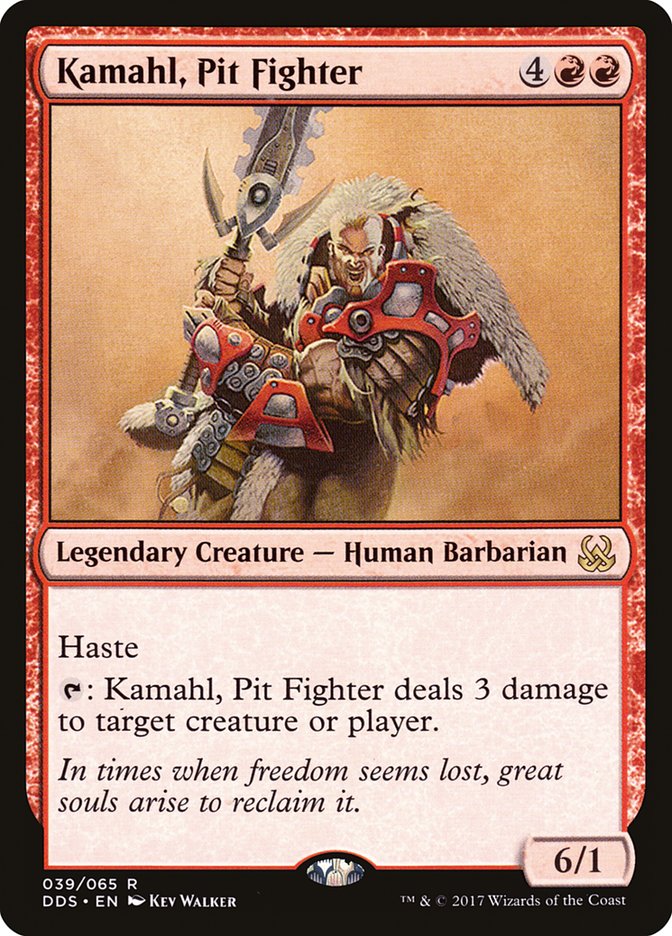 Kamahl, Pit Fighter [Duel Decks: Mind vs. Might] | PLUS EV GAMES 