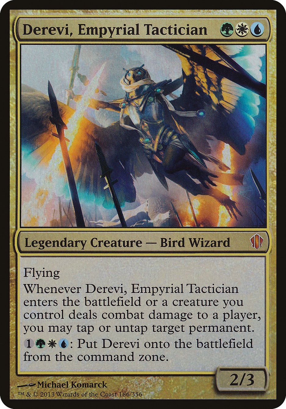 Derevi, Empyrial Tactician (Oversized) [Commander 2013 Oversized] | PLUS EV GAMES 