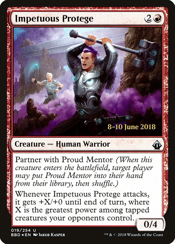 Impetuous Protege  [Battlebond Prerelease Promos] | PLUS EV GAMES 