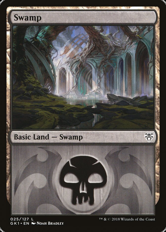 Swamp (25) [Guilds of Ravnica Guild Kit] | PLUS EV GAMES 