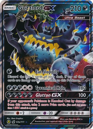 Guzzlord GX (63/111) (Jumbo Card) [Sun & Moon: Crimson Invasion]