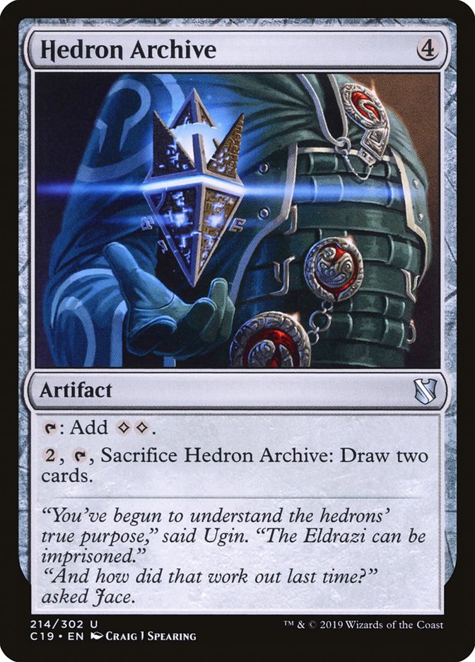 Hedron Archive [Commander 2019] | PLUS EV GAMES 
