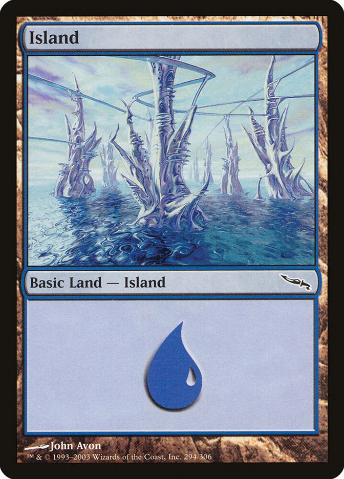 Island (294) [Mirrodin] | PLUS EV GAMES 