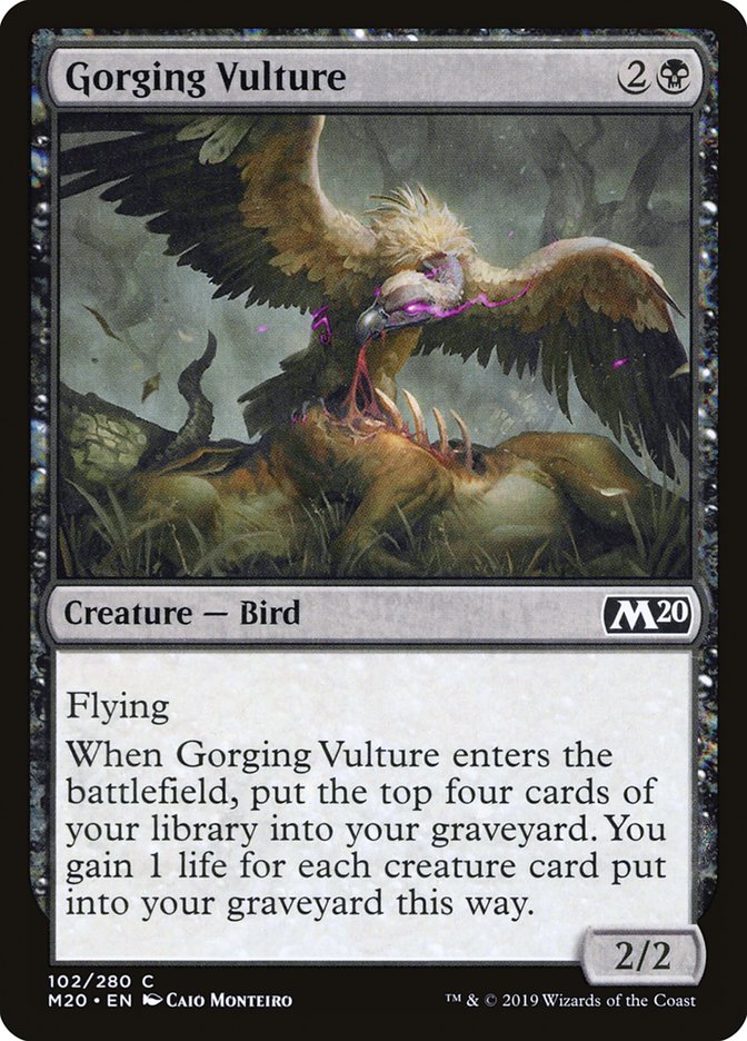 Gorging Vulture [Core Set 2020] | PLUS EV GAMES 