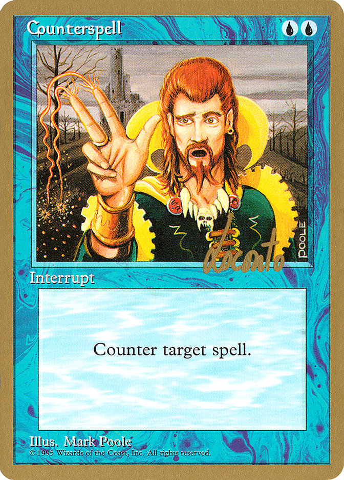 Counterspell (Michael Loconto) [Pro Tour Collector Set] | PLUS EV GAMES 