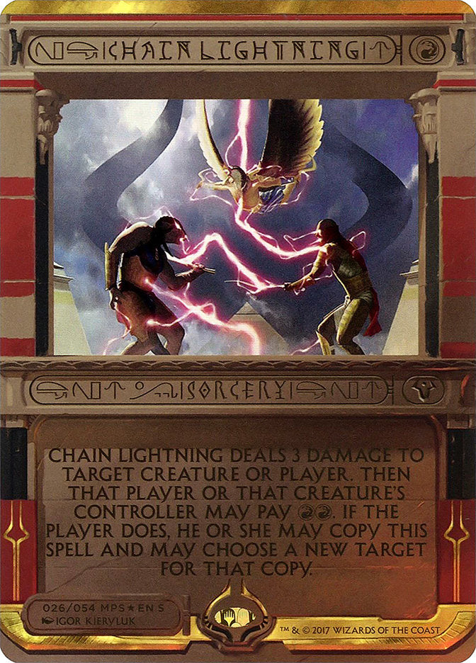 Chain Lightning (Invocation) [Amonkhet Invocations] | PLUS EV GAMES 