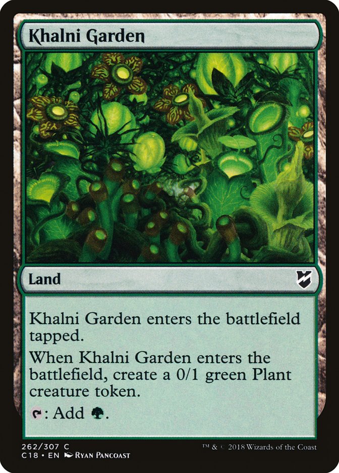 Khalni Garden [Commander 2018] | PLUS EV GAMES 