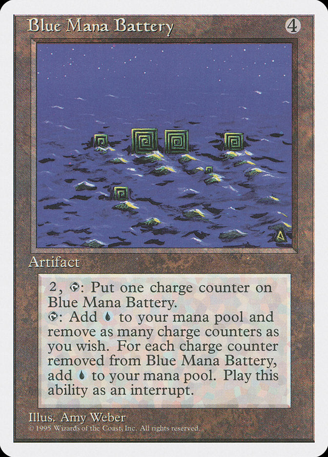 Blue Mana Battery [Fourth Edition] | PLUS EV GAMES 