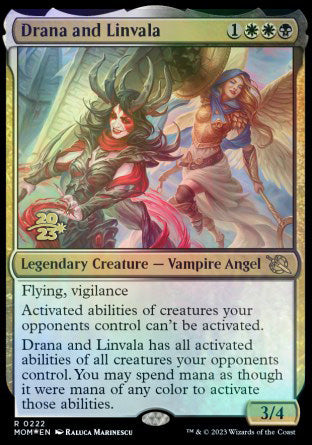 Drana and Linvala [March of the Machine Prerelease Promos] | PLUS EV GAMES 