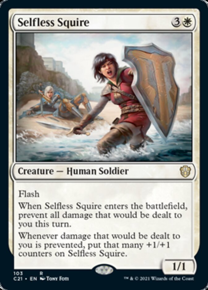 Selfless Squire [Commander 2021] | PLUS EV GAMES 