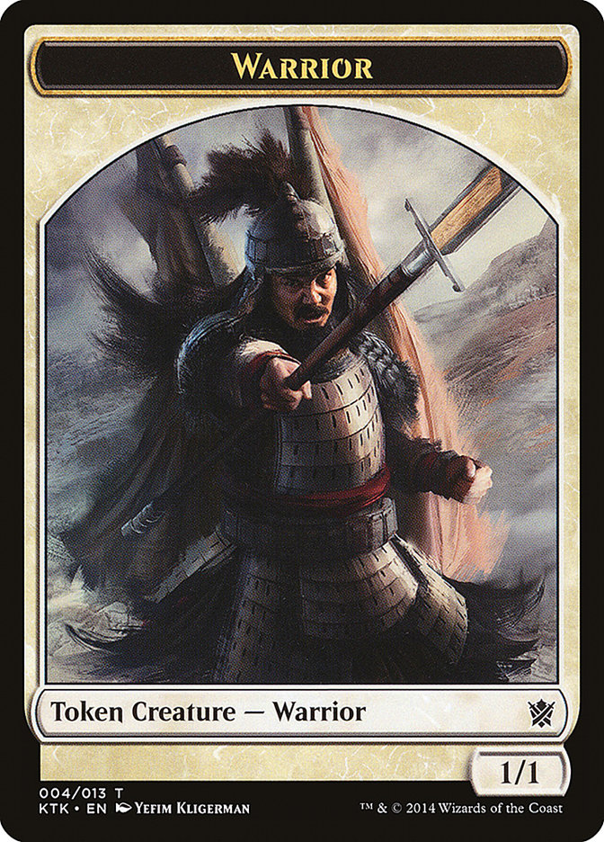 Warrior (004/013) [Khans of Tarkir Tokens] | PLUS EV GAMES 