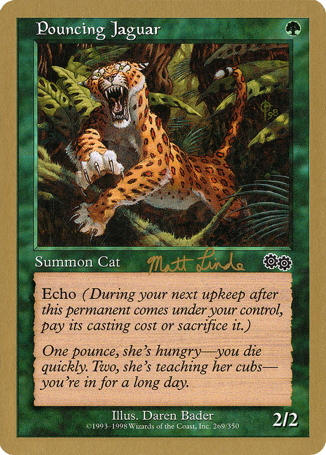 Pouncing Jaguar (Matt Linde) [World Championship Decks 1999] | PLUS EV GAMES 