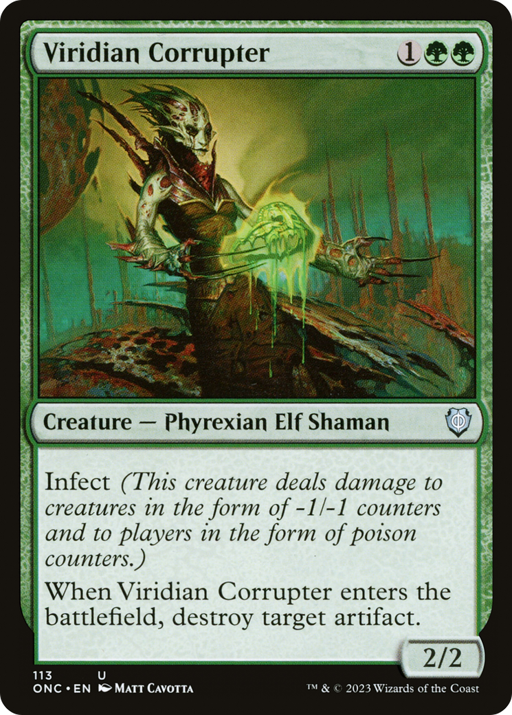 Viridian Corrupter [Phyrexia: All Will Be One Commander] | PLUS EV GAMES 