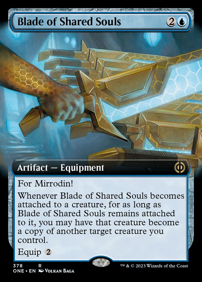 Blade of Shared Souls (Extended Art) [Phyrexia: All Will Be One] | PLUS EV GAMES 
