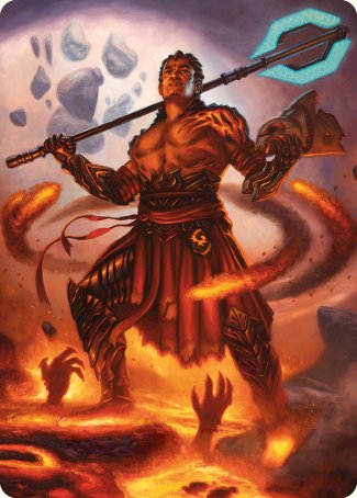 Koth, Fire of Resistance Art Card [Phyrexia: All Will Be One Art Series] | PLUS EV GAMES 