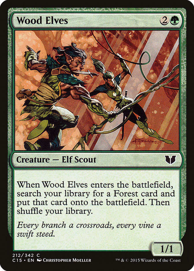 Wood Elves [Commander 2015] | PLUS EV GAMES 