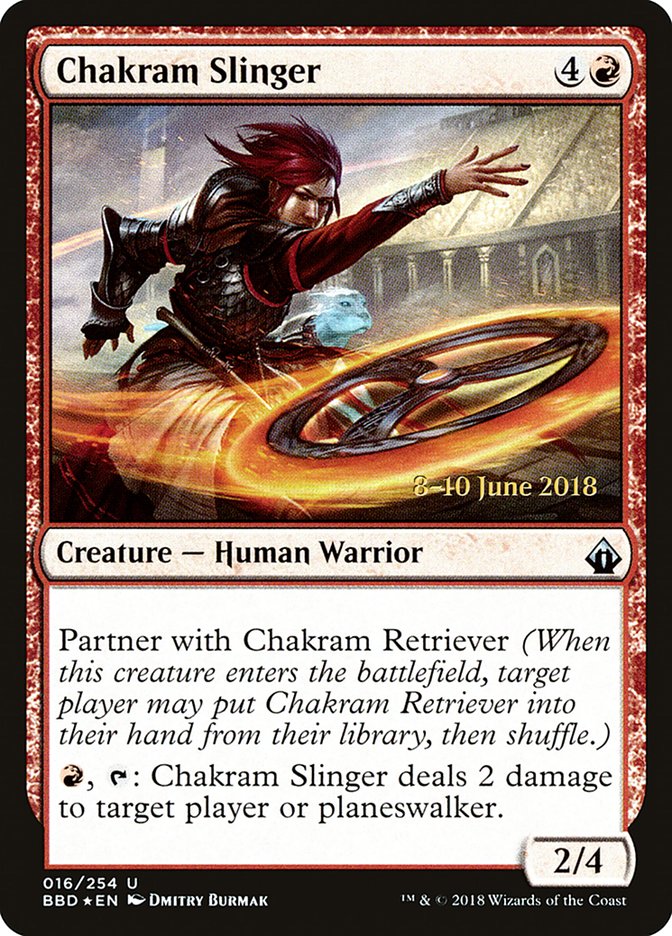 Chakram Slinger  [Battlebond Prerelease Promos] | PLUS EV GAMES 