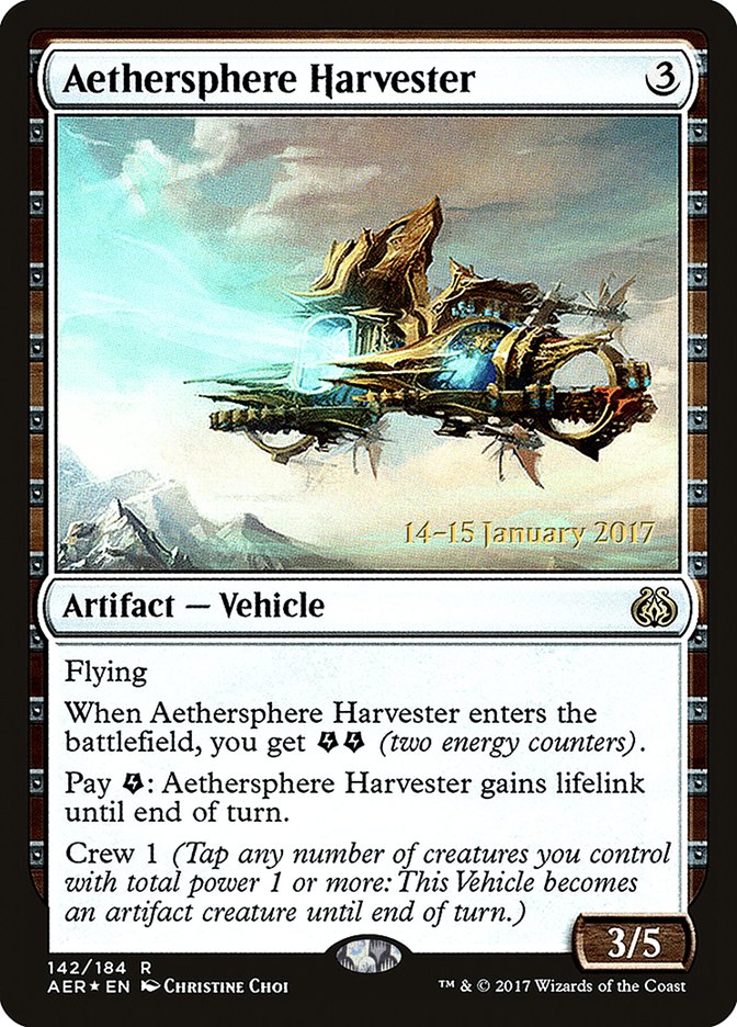 Aethersphere Harvester  [Aether Revolt Prerelease Promos] | PLUS EV GAMES 
