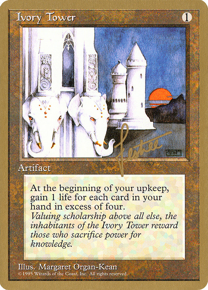 Ivory Tower (Bertrand Lestree) [Pro Tour Collector Set] | PLUS EV GAMES 