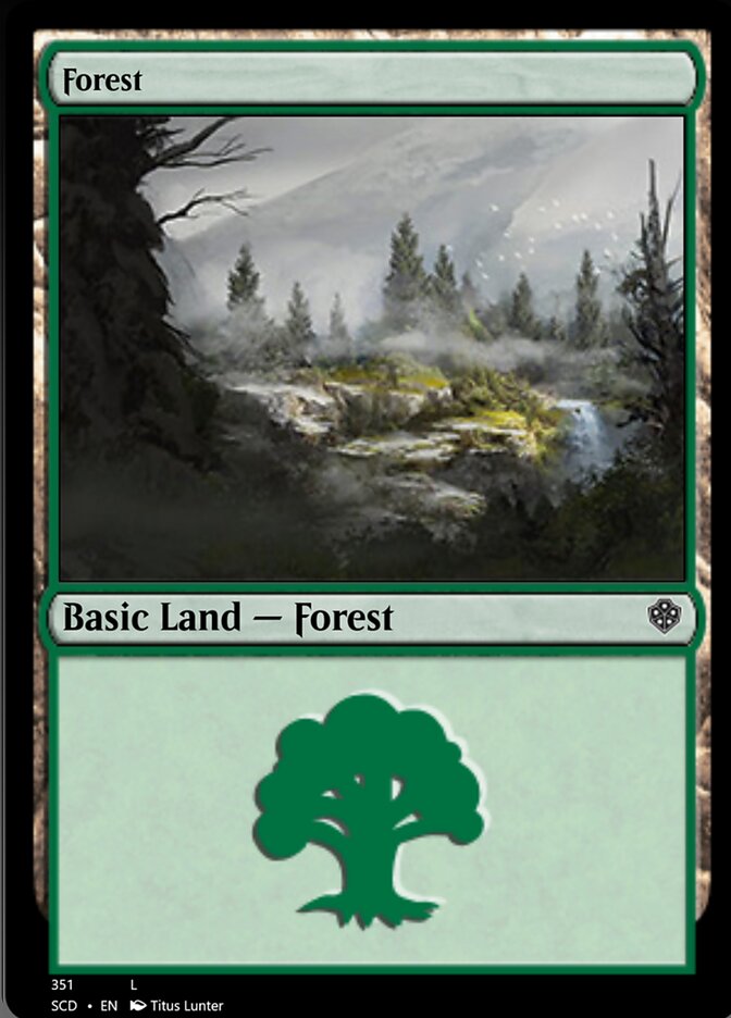 Forest (351) [Starter Commander Decks] | PLUS EV GAMES 