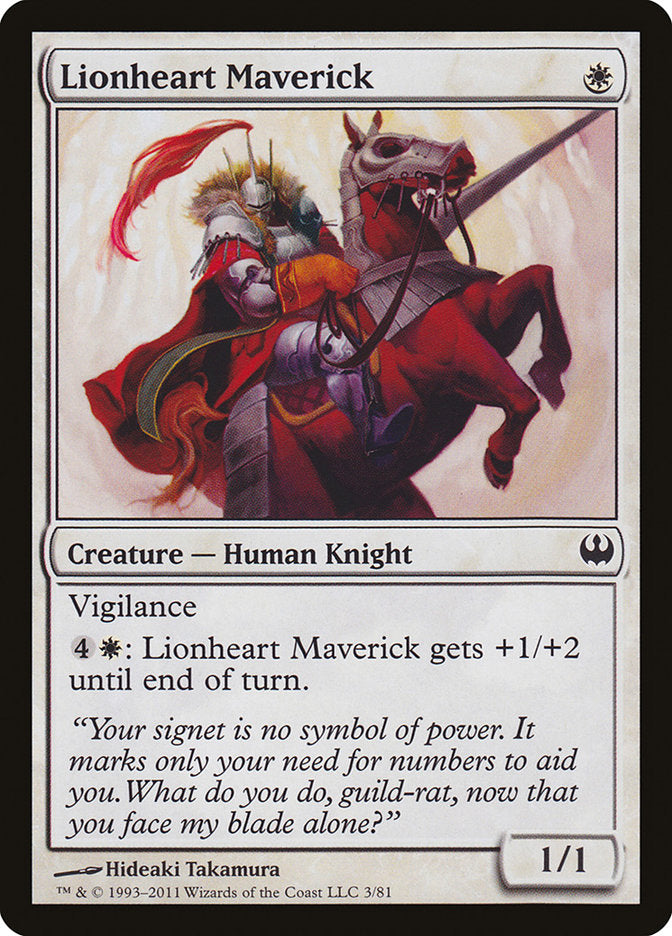 Lionheart Maverick [Duel Decks: Knights vs. Dragons] | PLUS EV GAMES 