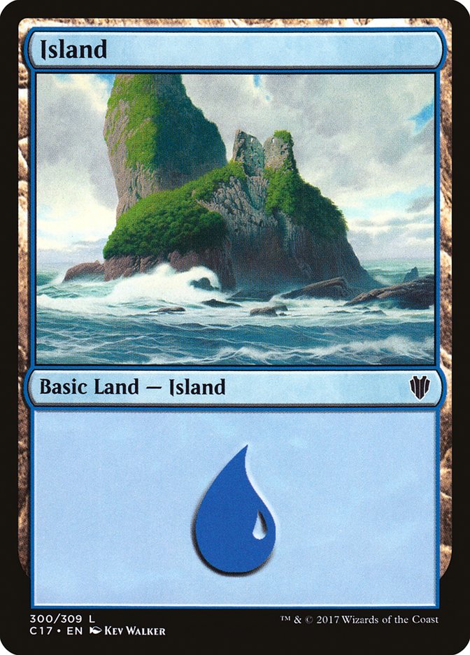 Island (300) [Commander 2017] | PLUS EV GAMES 