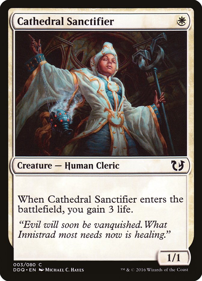 Cathedral Sanctifier [Duel Decks: Blessed vs. Cursed] | PLUS EV GAMES 